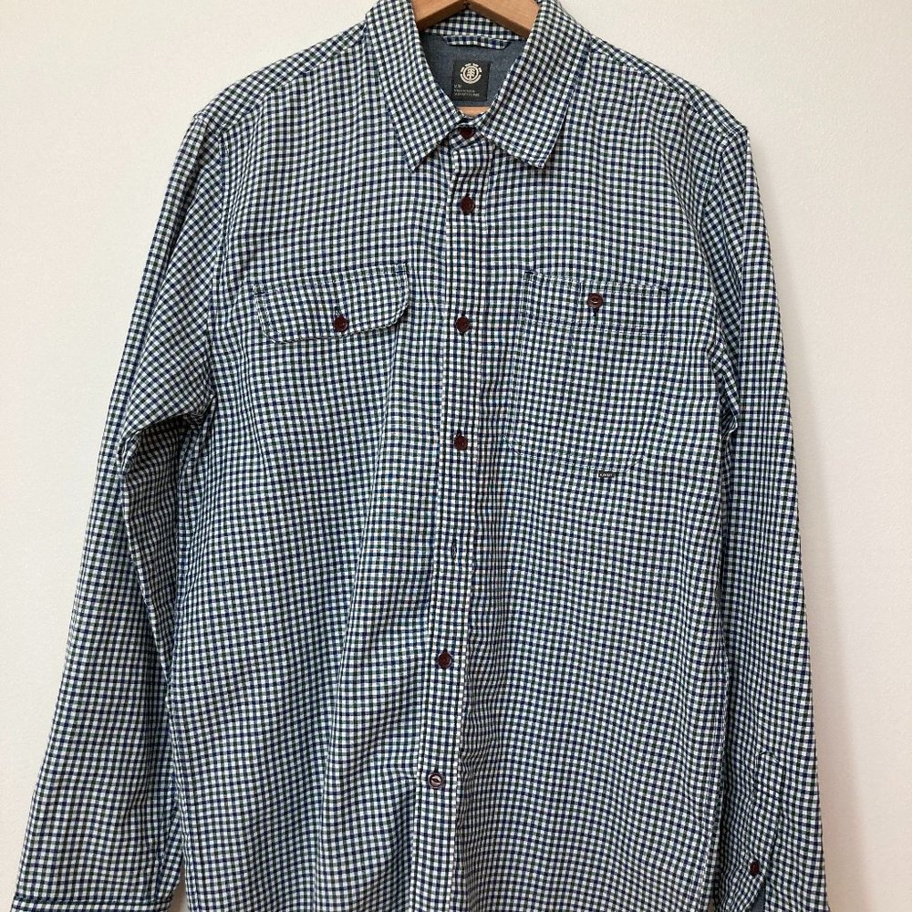 Mens check collared shirt Element